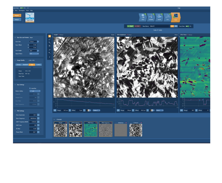 With streamlined workflow for quick, efficient setup and simple, intuitive data acquisition for PFM techniques, AFM just got even easier with Ergo 8.