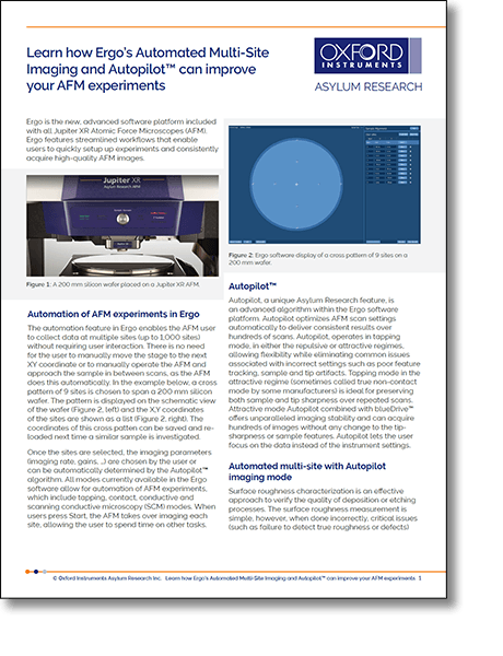 PDF preview of Automated Multi-Site AFM Imaging with Ergo