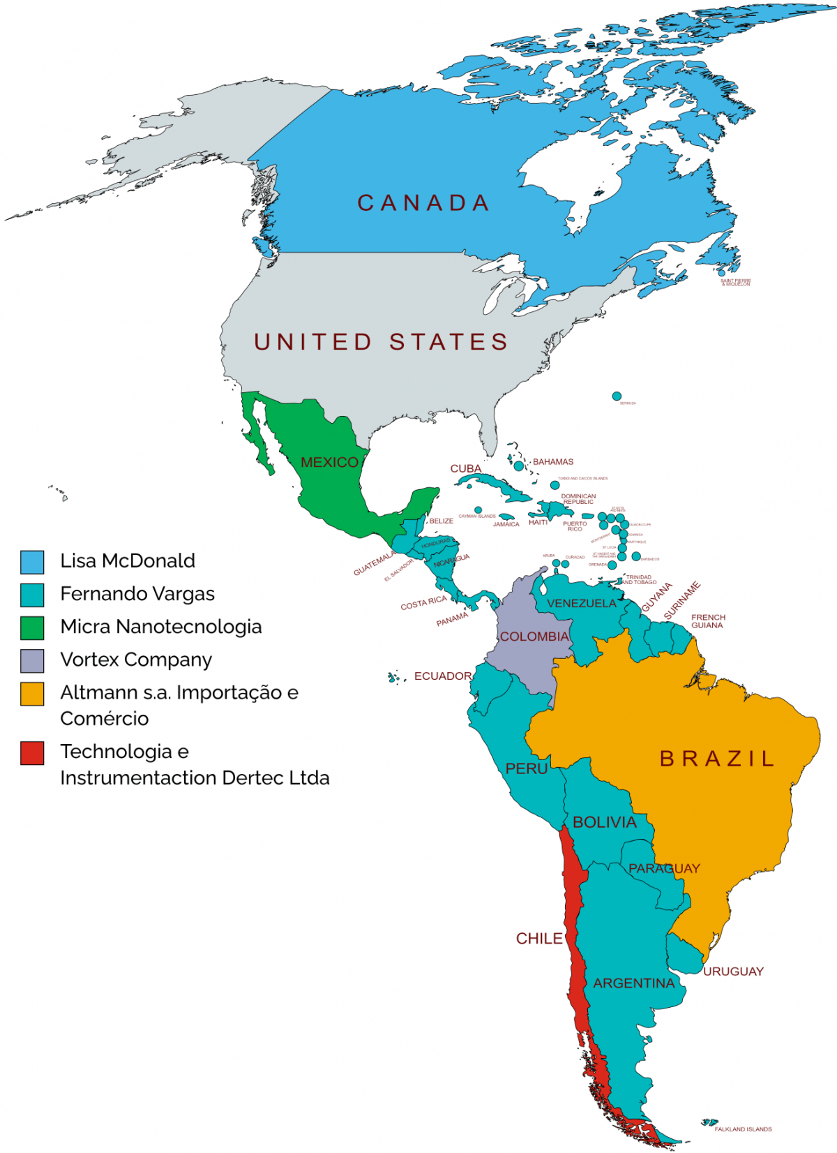 Asylum Research Sales Representatives in Canada, Mexico, Central America and South America